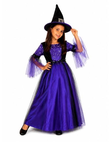 Costume de Sorcière Violette