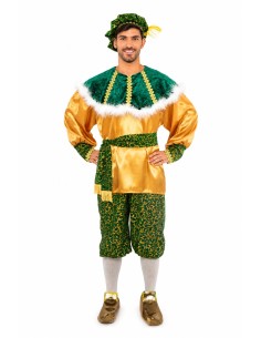 Disfraz Paje Gaspar Talla L Nuevo - de alta calidad, ideal para carnaval, fiestas temáticas y eventos especiales