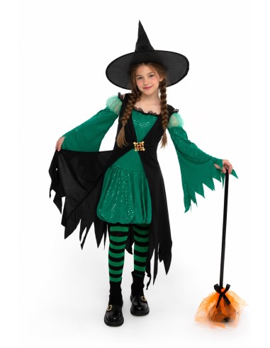 New Emerald Green Witch Costume