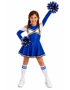 New Blue Cheerleader Costume