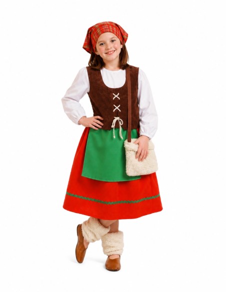 Disfraz Pastora - de alta calidad, ideal para carnaval, fiestas temáticas y eventos especiales