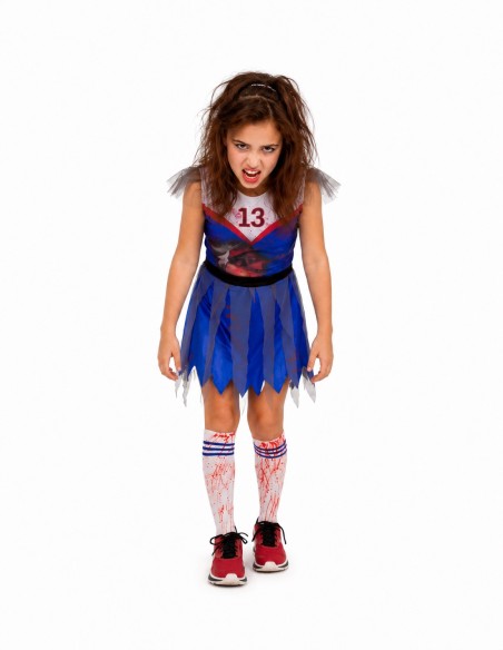 Disfraz Animadora Zombie 8/10 Años Nuevo - de alta calidad, ideal para carnaval, fiestas temáticas y eventos especiales