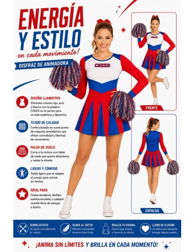 Costume da cheerleader nuovo