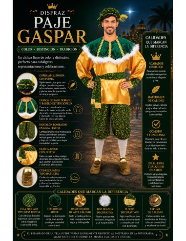 Costume paggio Gaspare nuovo