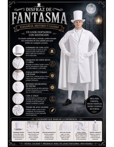 Déguisement de Fantôme Blanc