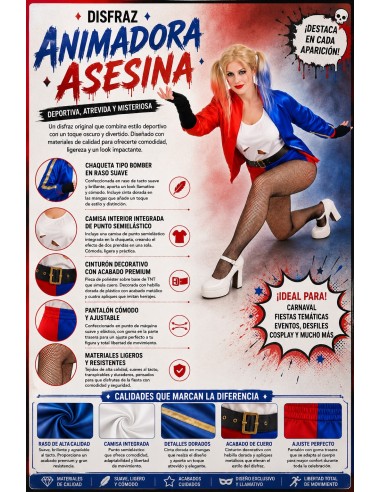 Déguisement de Pom-Pom Girl Tueuse