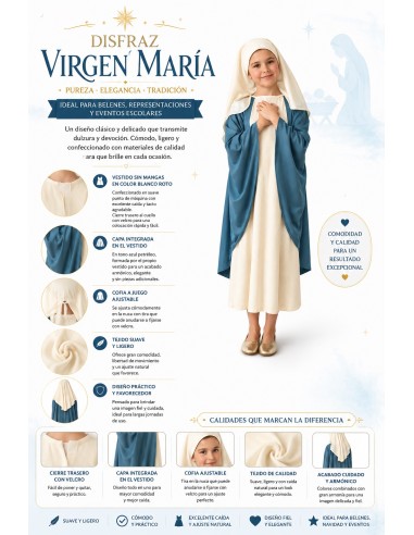 Disfraz Virgen Nuevo