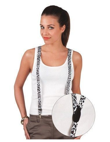 Tirantes leopardo - de alta calidad, ideal para carnaval, fiestas temáticas y eventos especiales