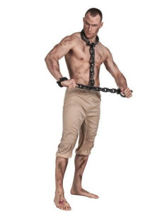 Chain with shackles - High quality, ideal for carnival, themed parties and special events