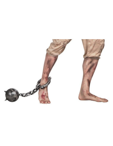 Bola de preso 55 cm - de alta calidad, ideal para carnaval, fiestas temáticas y eventos especiales