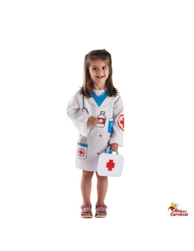 Camisa Médic@ 3/5 Años - de alta calidad, ideal para carnaval, fiestas temáticas y eventos especiales