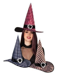 Sombrero bruja speckles 3 surtidos - de alta calidad, ideal para carnaval, fiestas temáticas y eventos especiales
