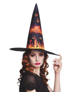 Hexenhut Serafina - Hohe Qualität, ideal für Karneval, Themenfeierlichkeiten und besondere Veranstaltungen