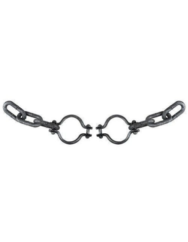 2 grilletes 32 cm - de alta calidad, ideal para carnaval, fiestas temáticas y eventos especiales