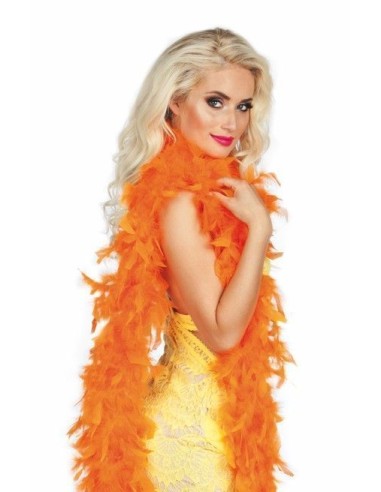 boa Feder 50g Orange 180cm - Hohe Qualität, ideal für Karneval, Themenfeierlichkeiten und besondere Veranstaltungen