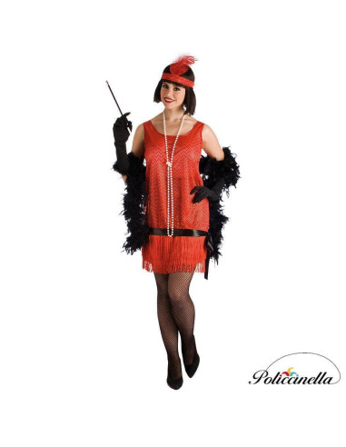 Kostüm Charleston Größe M - Hohe Qualität, ideal für Karneval, Themenfeierlichkeiten und besondere Events