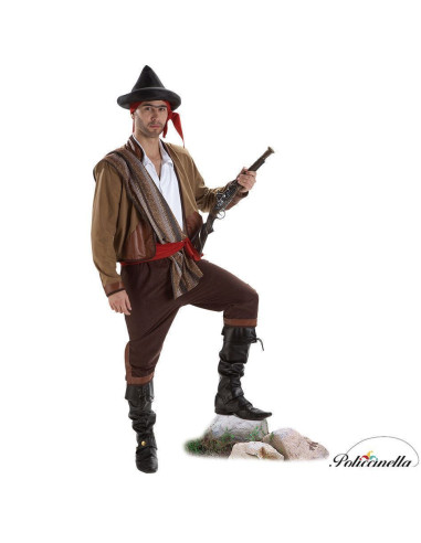 Costume Bandolero Size L - High Quality, Ideal for Carnival, Thematic Festivities and Special Events