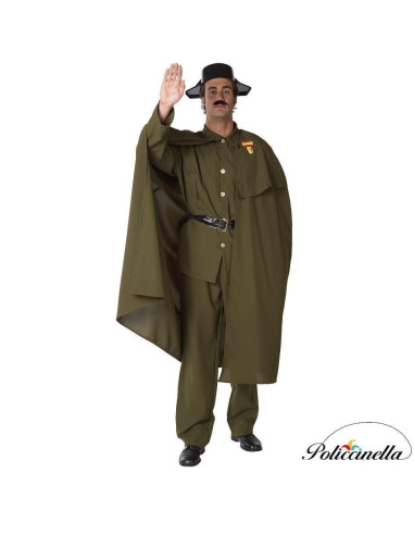 Civil Guard Disguise Size L - High Quality, Ideal for Carnival, Theme Festivities and Special Events