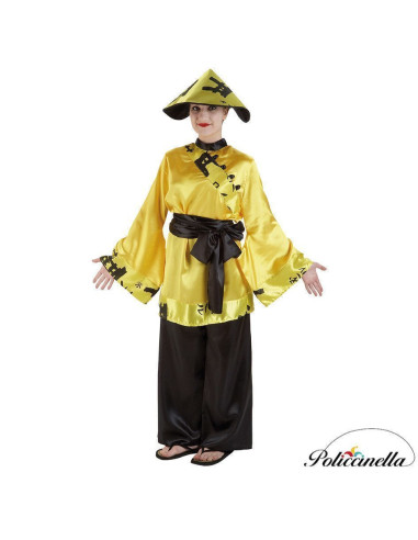 Traje chinês Tamanho M - Alta qualidade, ideal para carnaval, festividades temáticas e eventos especiais