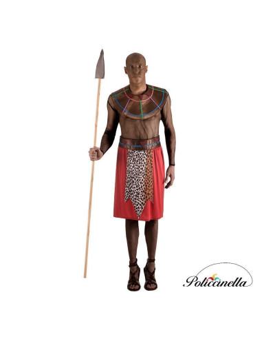 Disfraz Massai Hombre Talla L - de alta calidad, ideal para carnaval, fiestas temáticas y eventos especiales