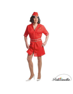 Déguisement Hôtesse de l'hôtesse Taille L - de haute qualité, idéale pour carnaval, festivités de thème et événements spéciaux