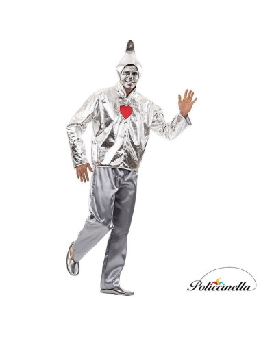 Traje Tin Size L - Alta qualidade, ideal para carnaval, festividades temáticas e eventos especiais