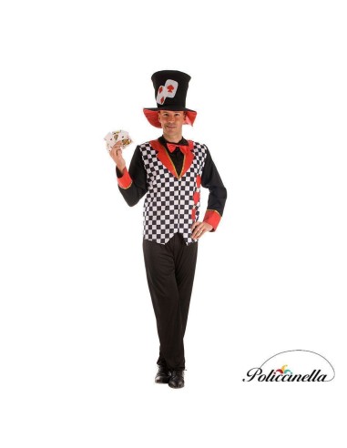 Costume Hearts Size L - High Quality, Ideal for Carnival, Thematic Festivities and Special Events