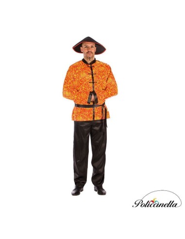 Tamanho do traje chinês L - alta qualidade, ideal para carnaval, festividades temáticas e eventos especiais