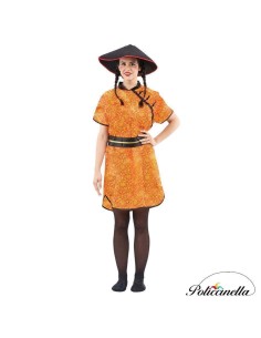 Traje chinês Tamanho M - Alta qualidade, ideal para carnaval, festividades temáticas e eventos especiais