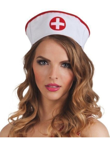 Gorra enfermera - de alta calidad, ideal para carnaval, fiestas temáticas y eventos especiales