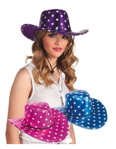 Cowboy Hat 3 Couleurs assorties - Haute qualité, idéal pour carnaval, fêtes à thème et événements spéciaux