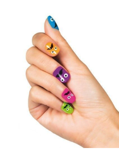 Set 24 uñas mr Bigote - de alta calidad, ideal para carnaval, fiestas temáticas y eventos especiales