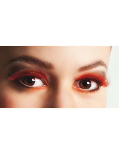 Pestañas basic rojo - de alta calidad, ideal para carnaval, fiestas temáticas y eventos especiales