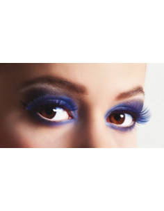 Blaue Wimpern - Hohe Qualität, ideal für Karneval, Themenfestivitäten und besondere Events