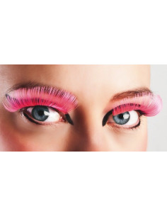 Cils XL Néon Rosa - Haute qualité, idéal pour carnaval, festivités thématiques et événements spéciaux