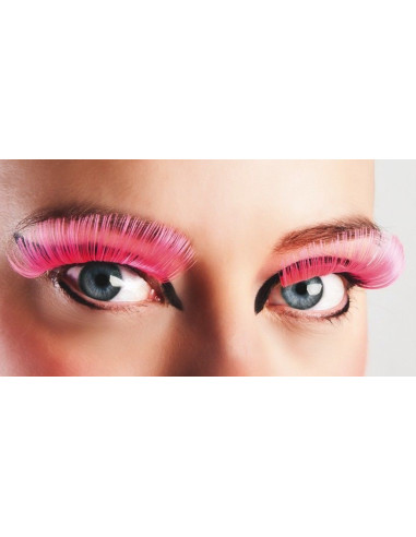 Cils XL Néon Rosa - Haute qualité, idéal pour carnaval, festivités thématiques et événements spéciaux