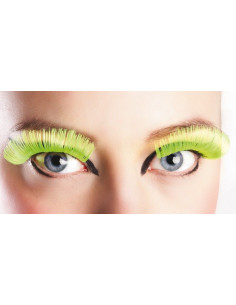 Cils jaunes XL - de haute qualité, idéal pour carnaval, soirées à thème et événements spéciaux