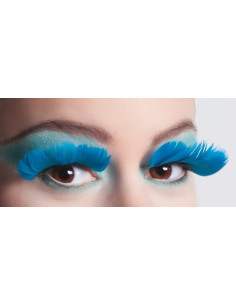 Turquoise feather tabs - High quality, ideal for carnival, theme parties and special events