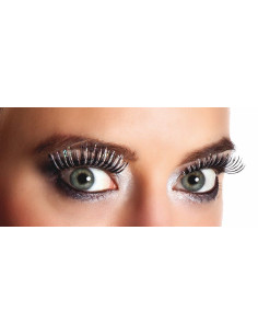 Cílios Holvafices Pretos - Alta Qualidade, Ideal para Carnaval, Festividades Temáticas e Eventos Especiais