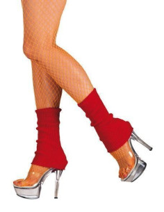 Beinheizungen rot - hohe Qualität, ideal für Karneval, Themenfeierlichkeiten und besondere Veranstaltungen