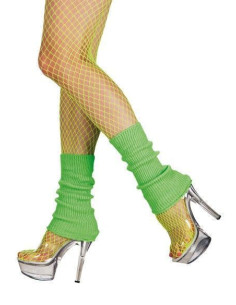 Leg Heaters Neon Green - High Quality, Ideal for Carnival, Theme Festivities and Special Events
