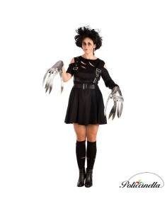 disfarce Mãos com tesoura mulher tamanho L - Alta qualidade, ideal para carnaval, festividades temáticas e eventos especiais