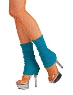 Chauffe-jambes bleu clair - haute qualité, idéal pour carnaval, festivités de thème et événements spéciaux