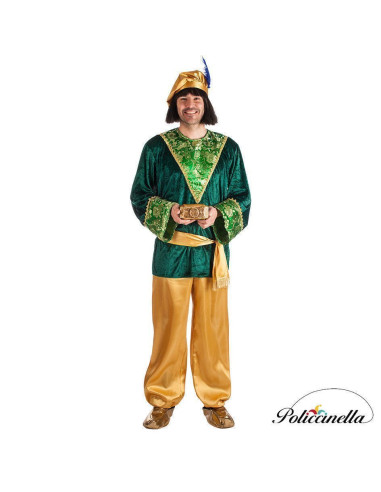 Disfraz Paje Gaspar Talla L - de alta calidad, ideal para carnaval, fiestas temáticas y eventos especiales