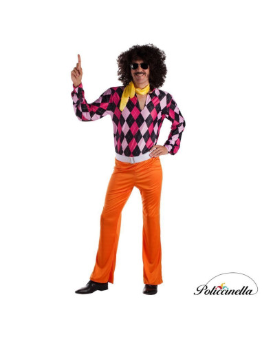 Disfraz años 60 Talla L - de alta calidad, ideal para carnaval, fiestas temáticas y eventos especiales