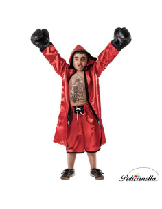 Red boxer costume - high quality, ideal for carnival, themed parties and special events