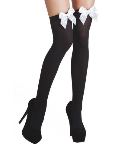 Bas du cabaret noir avec arc - haute qualité, idéal pour carnaval, soirées à thème et événements spéciaux