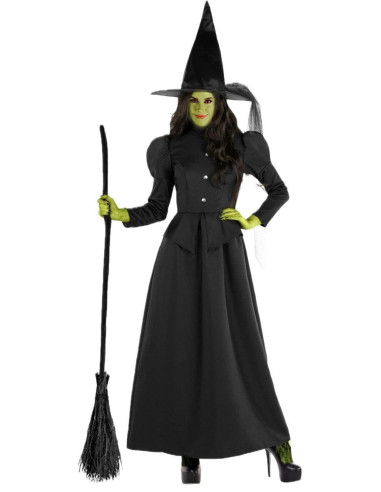 Disfraz Bruja Negra Talla M Nuevo - de alta calidad, ideal para carnaval, fiestas temáticas y eventos especiales