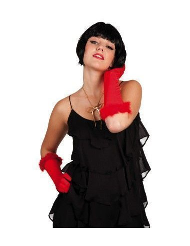Guantes hasta el codo  rojo - de alta calidad, ideal para carnaval, fiestas temáticas y eventos especiales