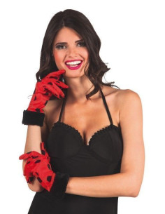 Gloves Wrist Ladybird - High Quality, Ideal for Carnival, Theme Festivities and Special Events